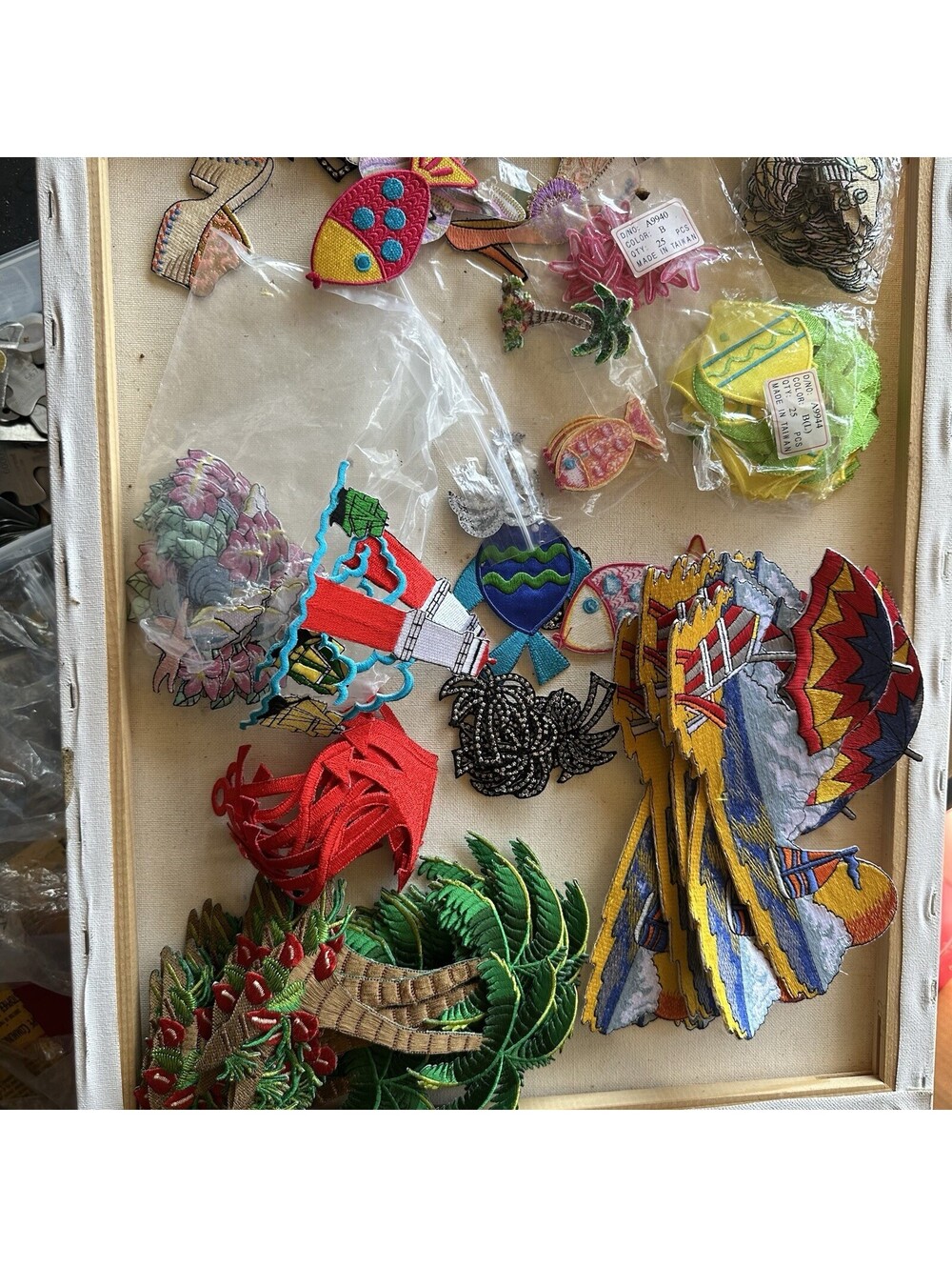 Lot Of 100 Random Nautical Seaside Beach Sea IronOn Patches Appliqué Embroidered